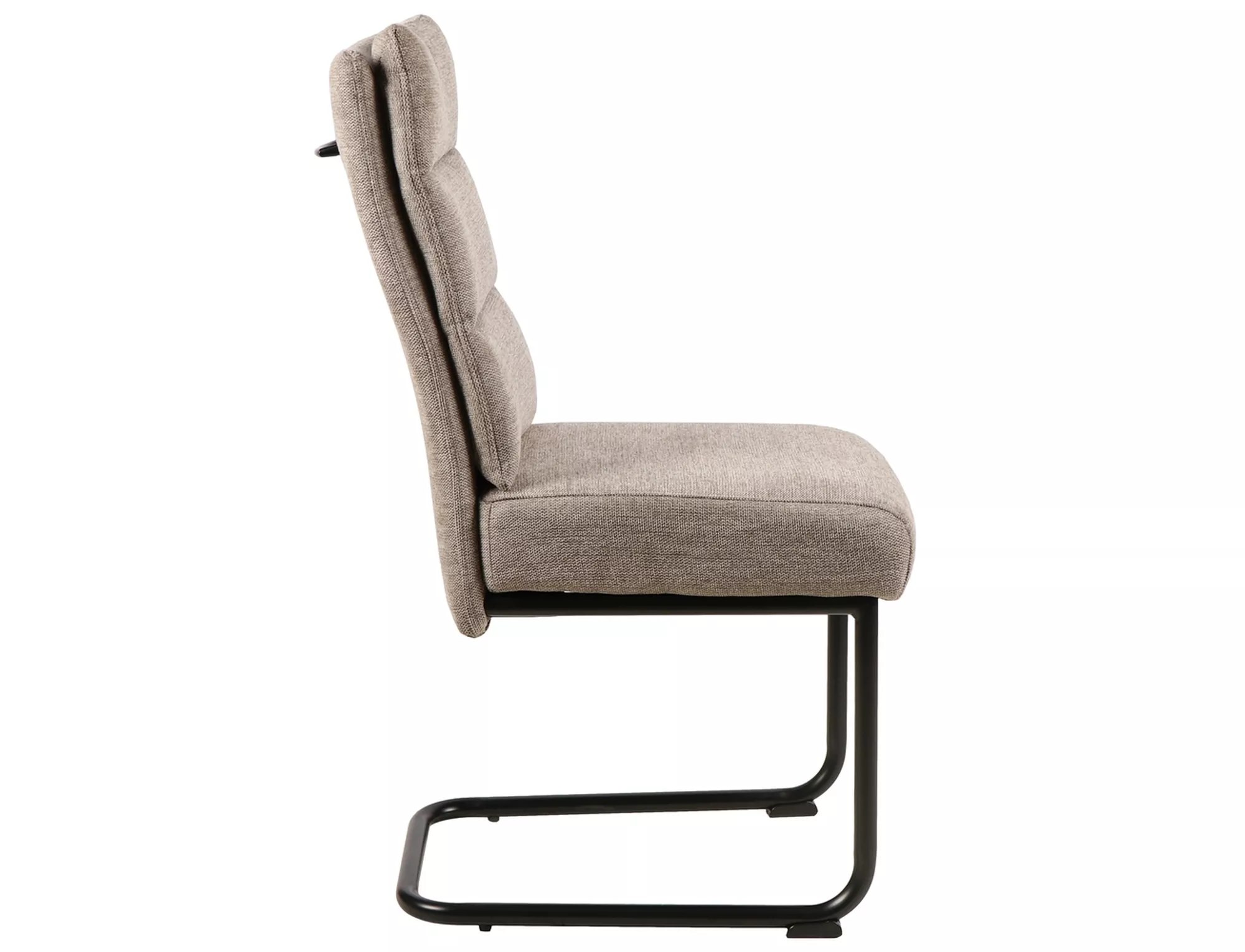 Jedálenská stolička BERRY BREGO, ČIERNY RÁM / BÉŽOVÁ 34