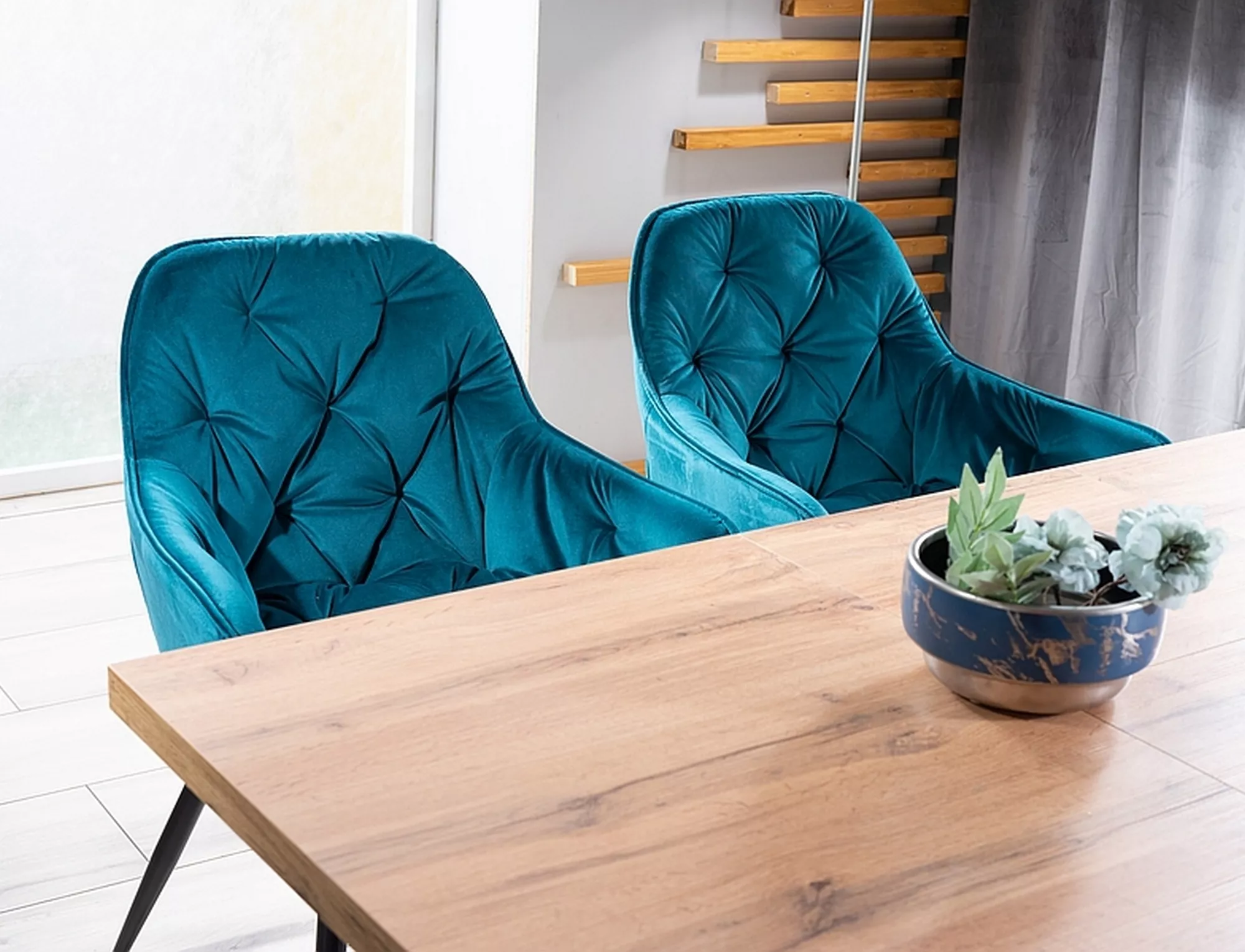 BRICK jedálenský stôl, dub artisan/ČIERNA 120(160)X80 - NA SKLADE!