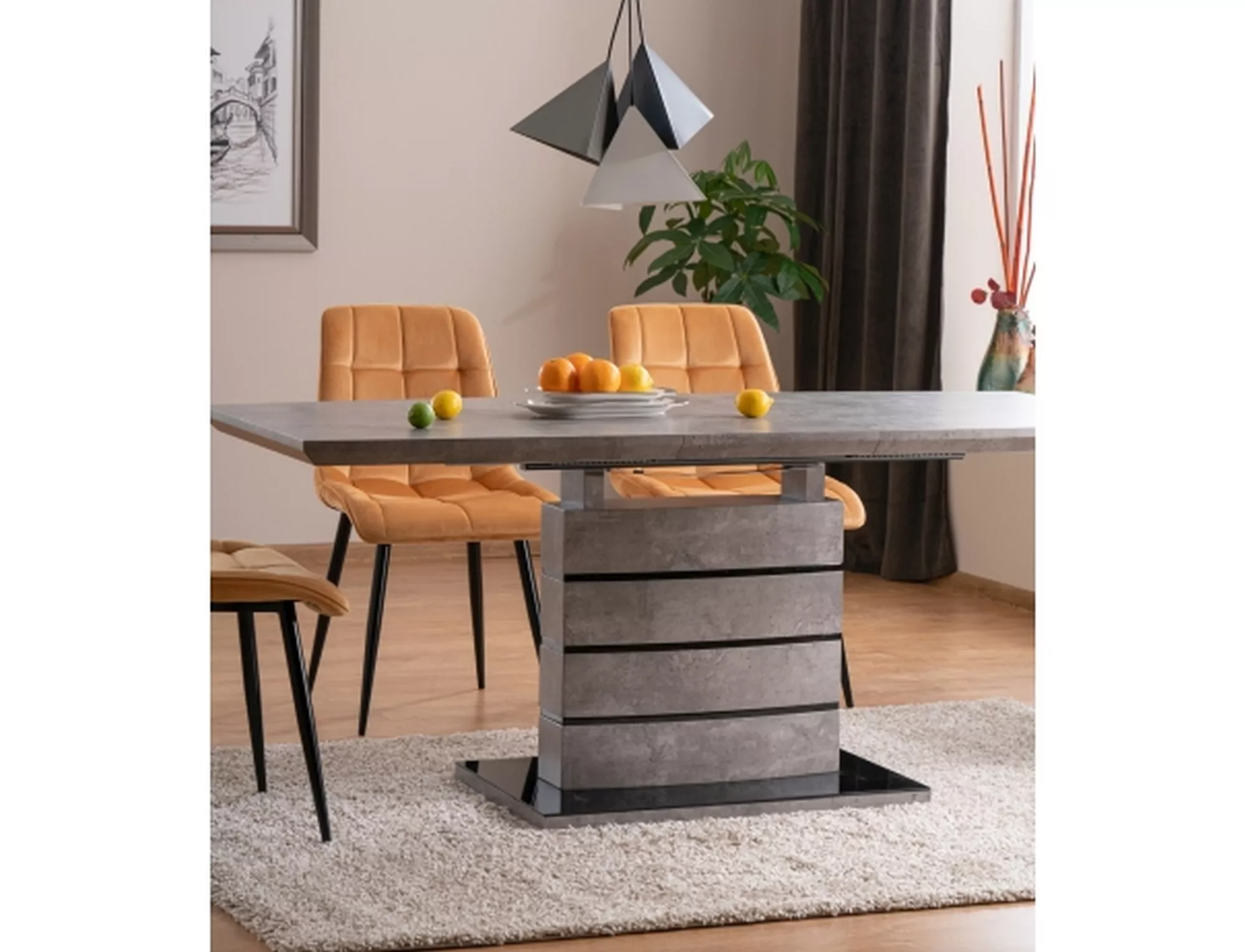 CHIC VELVET jedálenská stolička, čierne nohy /BLUVEL 68