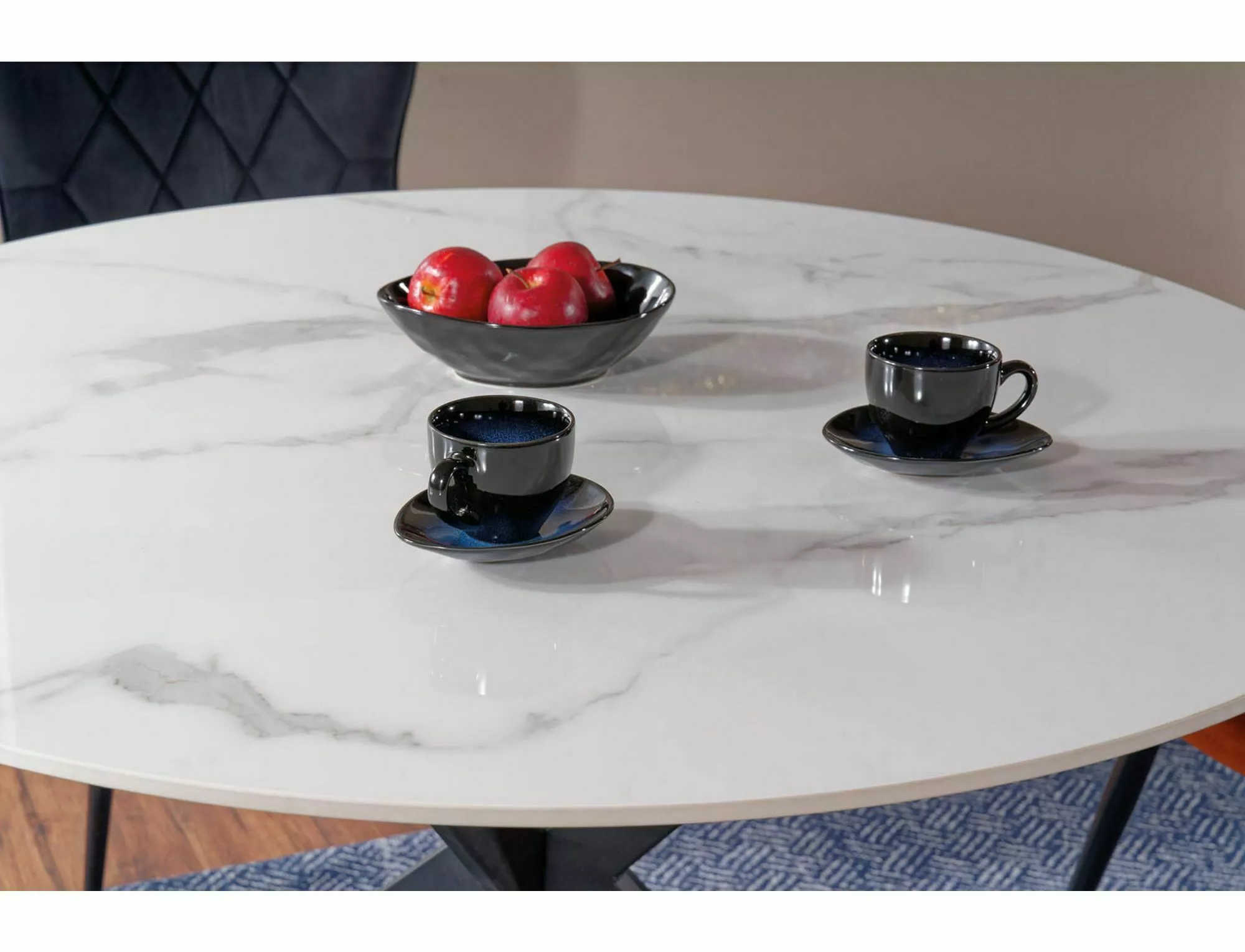 Jedálenský stôl TALIA RÁM BIELA/ČIERNA FI120