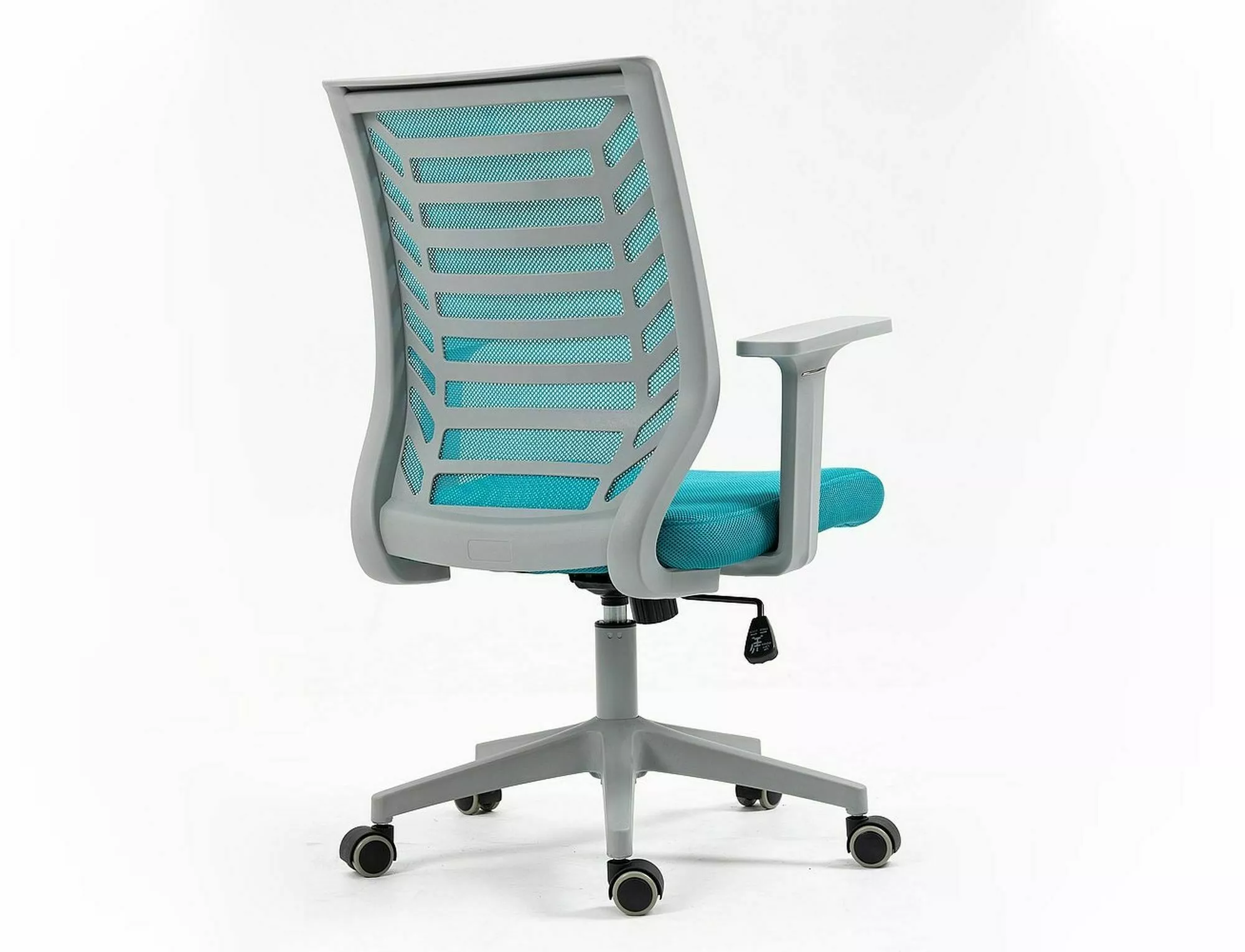 Q-320 kancelárske kreslo, RÁM MODRÝ/SIVÝ