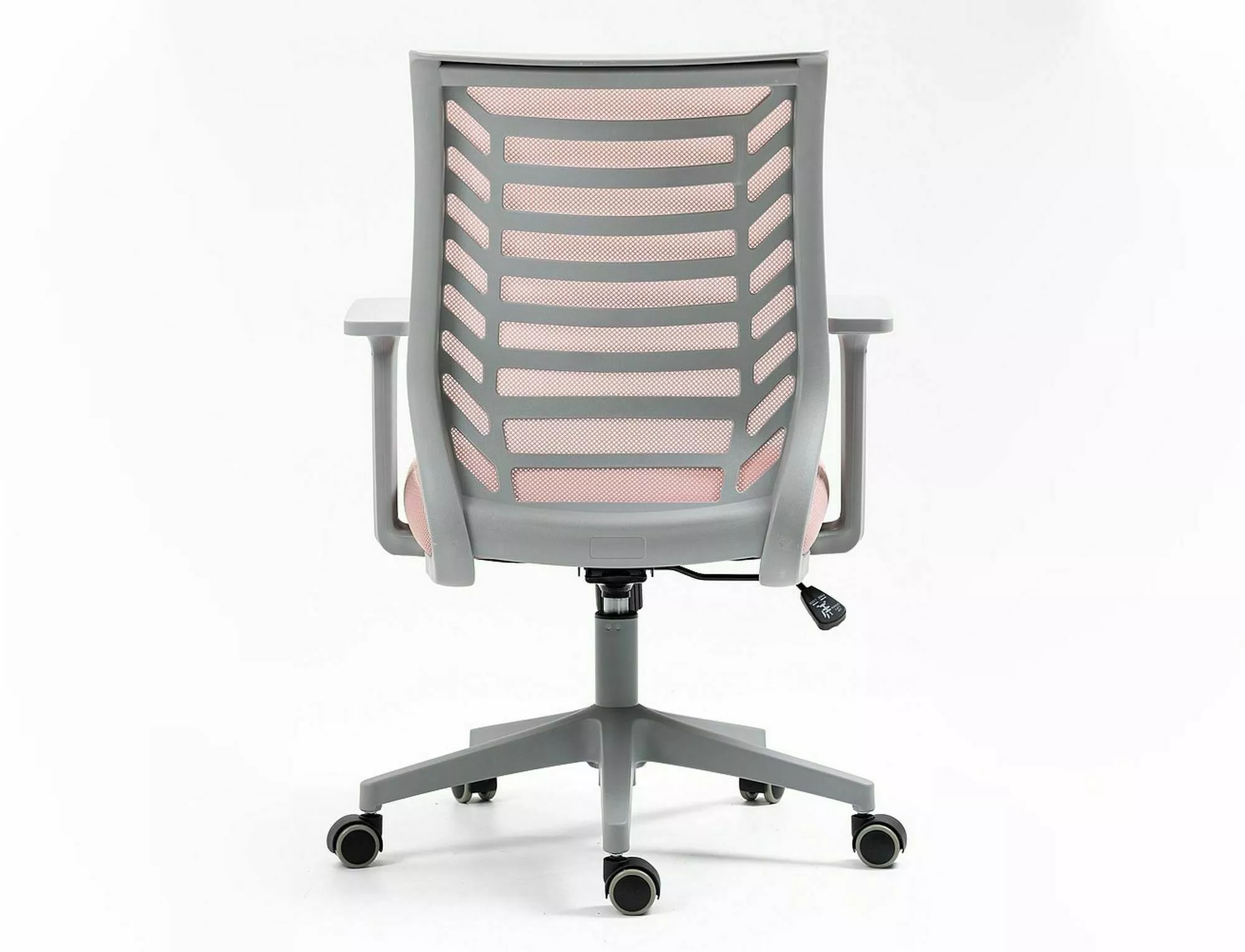 Q-320 kancelárske kreslo, RÁM RUŽOVÁ/Sivá