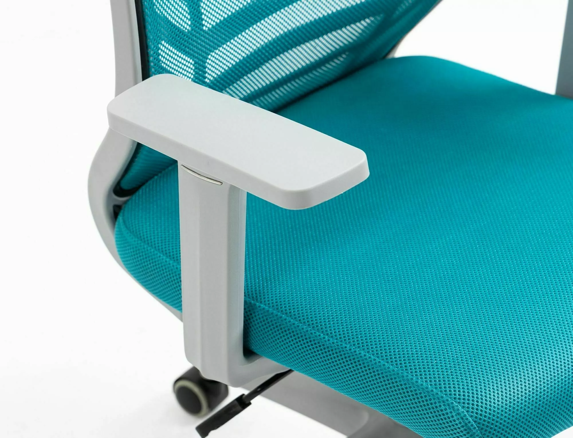 Q-320 kancelárske kreslo, RÁM MODRÝ/SIVÝ