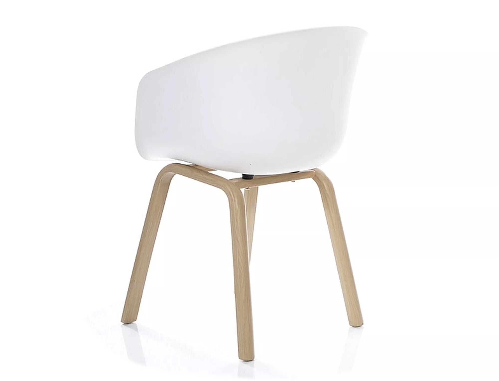 EGO jedálenská stolička, dub/BIELA