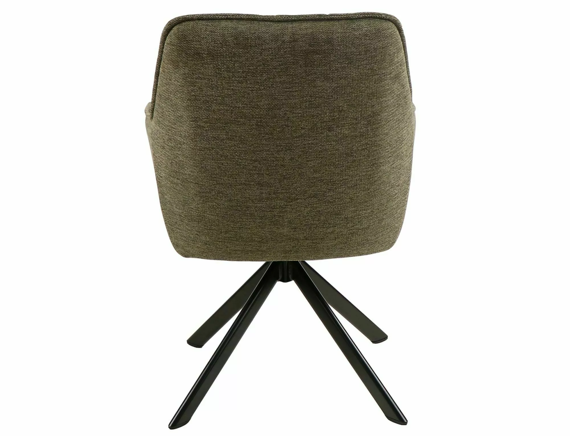 Jedálenská stolička NOTTI BREGO, ČIERNY RÁM / OLIVOVÁ 77