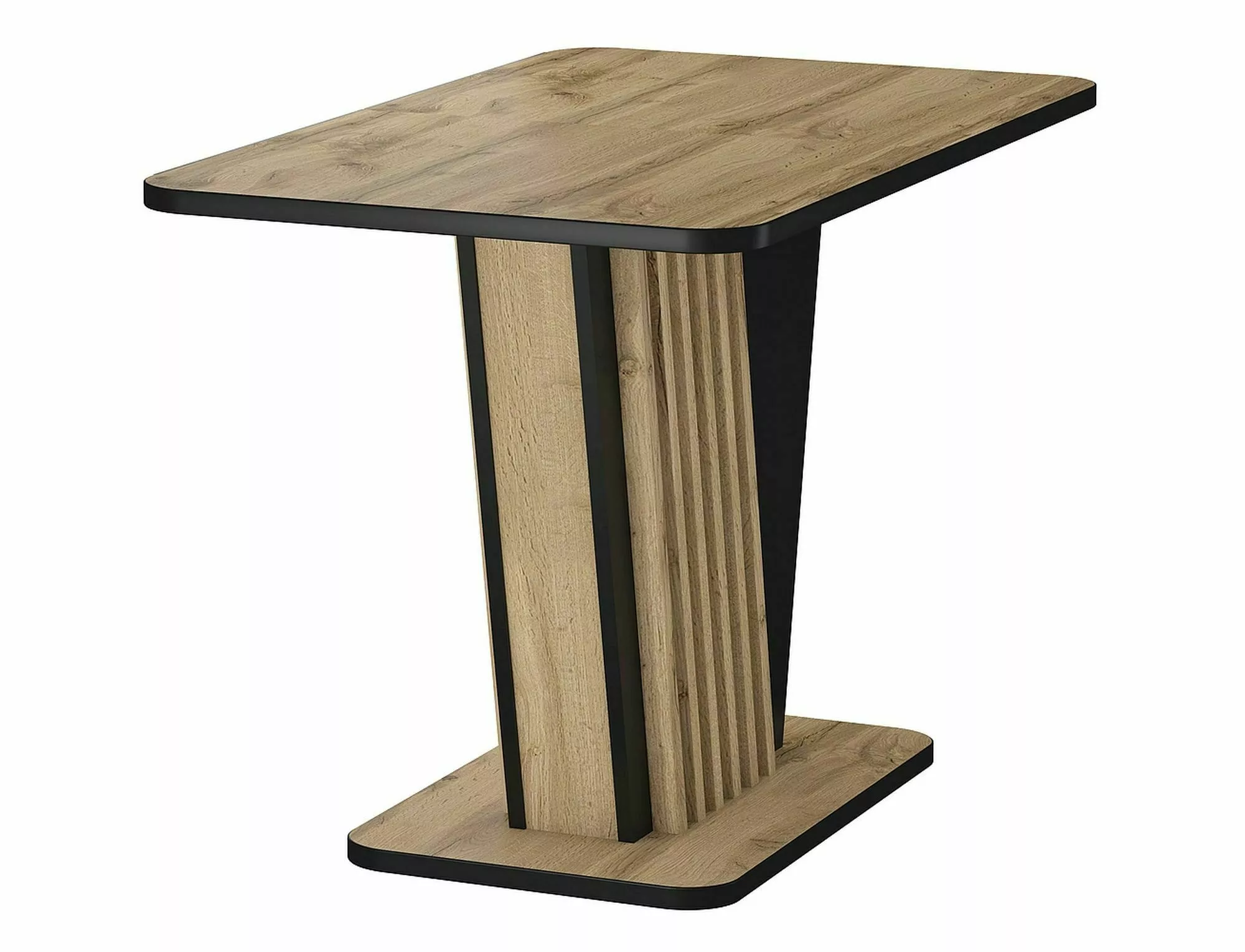 Jedálenský stôl NEVIO, dub artisan / ČIERNA 125(170)X75