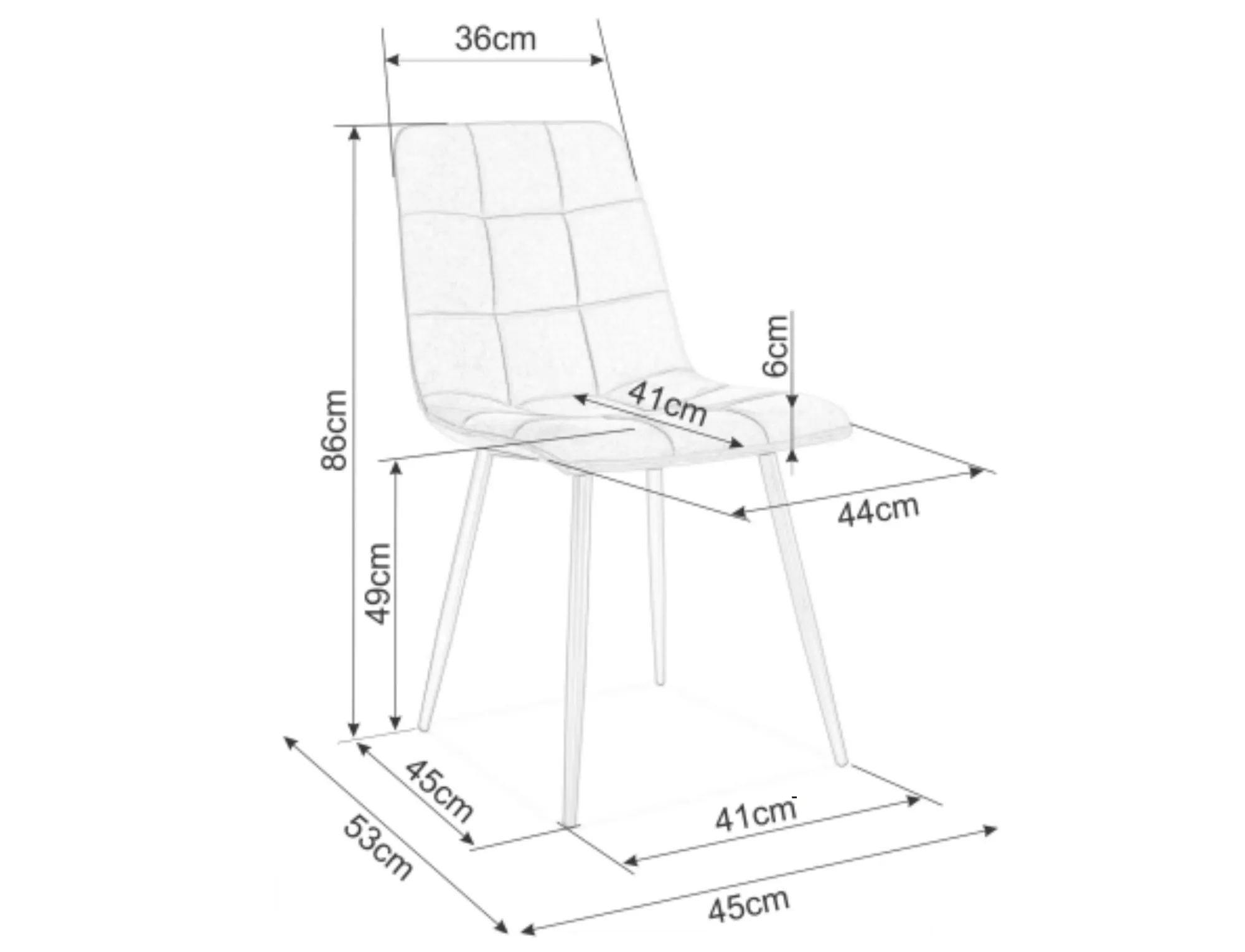 MILA VELVET jedálenská stolička, ČIERNY RÁM/HNEDÁ BLUVEL 48 - NA SKLADE!
