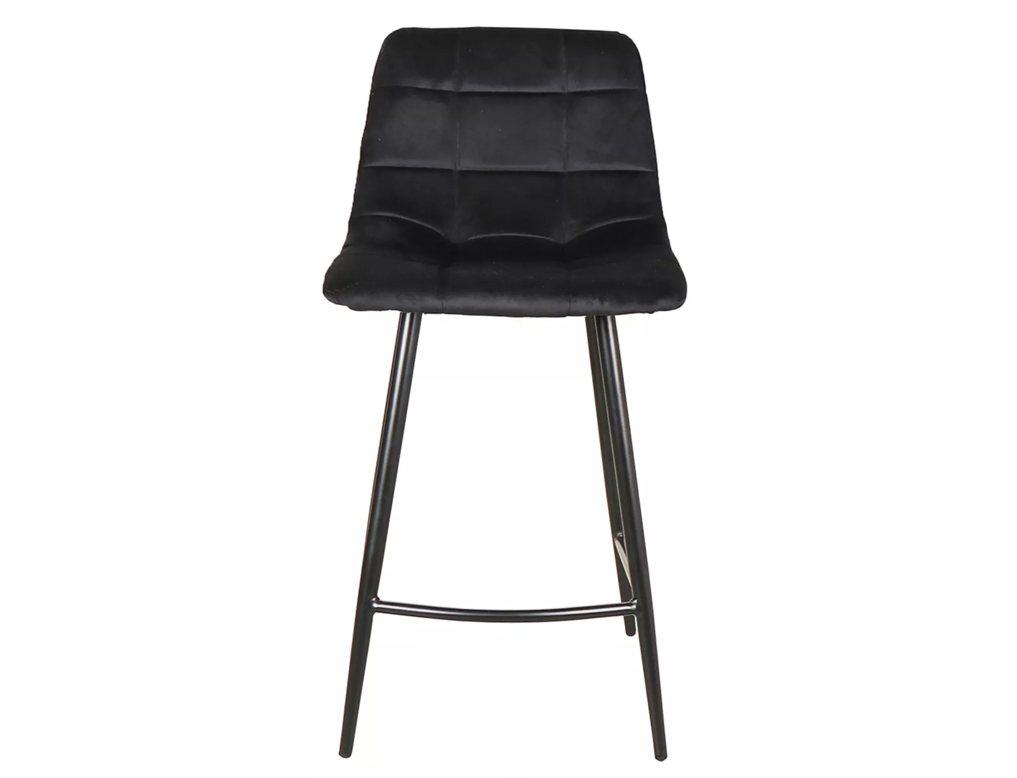 MILA H-2 VELVET barová jedálenská stolička, čierny rám/BLACK BLUVEL 19 - NA SKLADE!