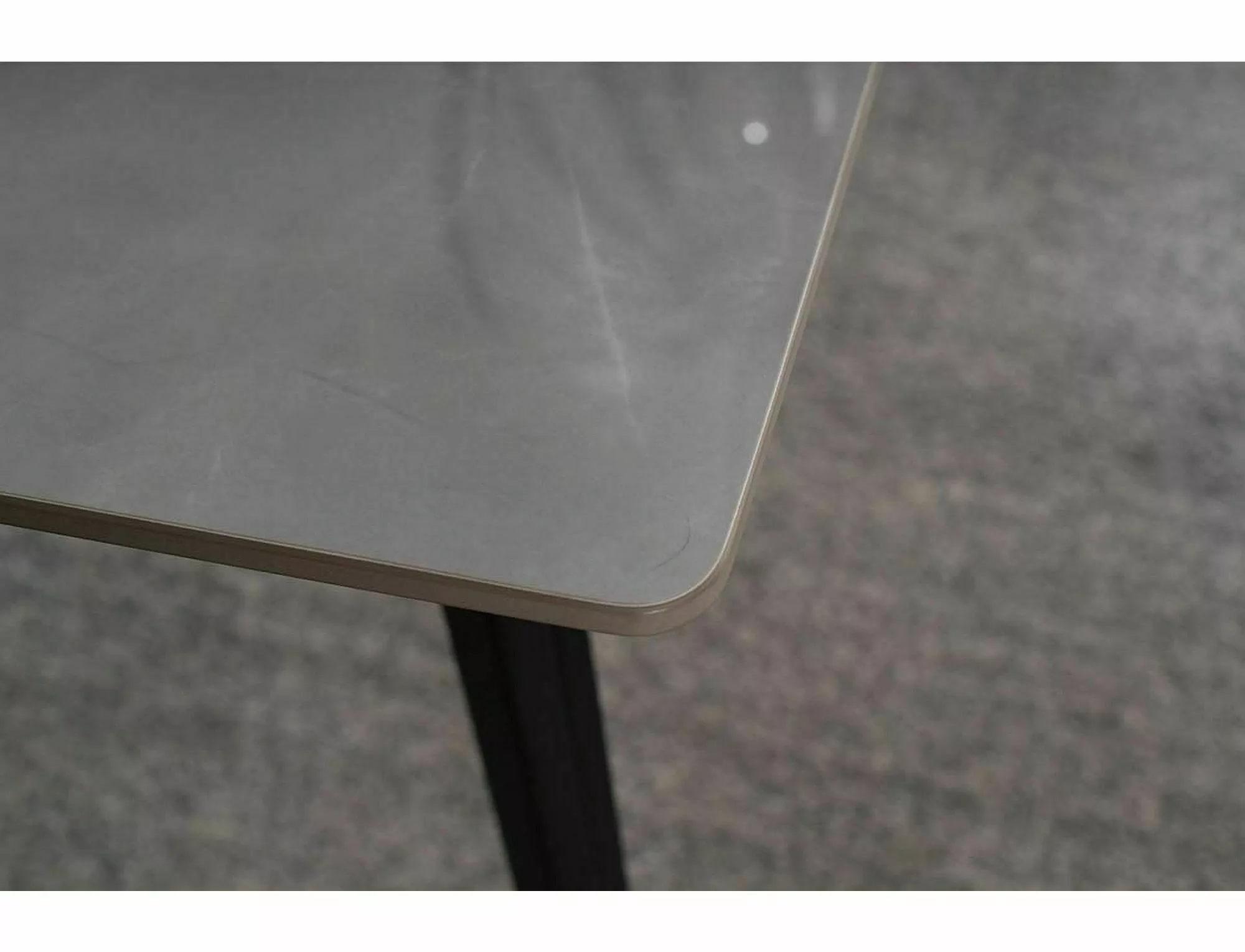 Jedálenský stôl IVY SIVÁ/ČIERNA 140X80