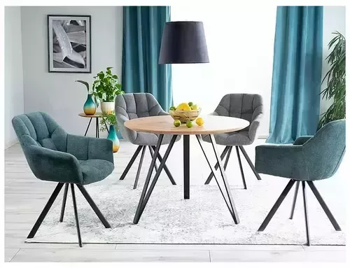 Jedálenský stôl Tetis, čierna