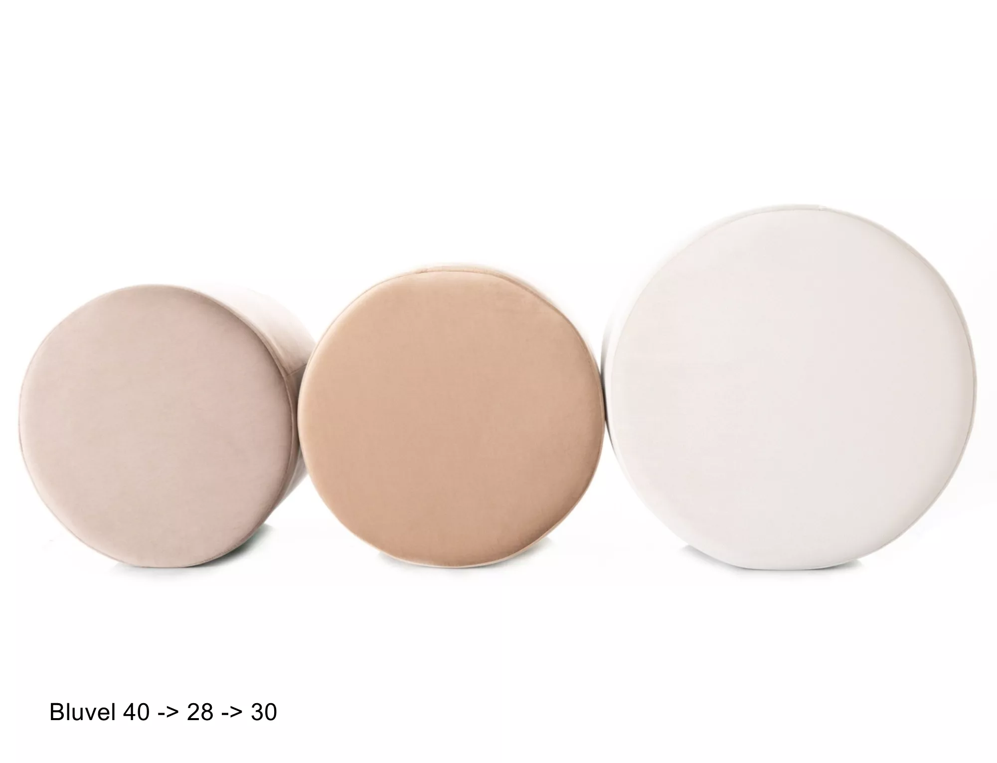 DOTI C VELVET taburetka pr.33 cm, BLUVEL 30