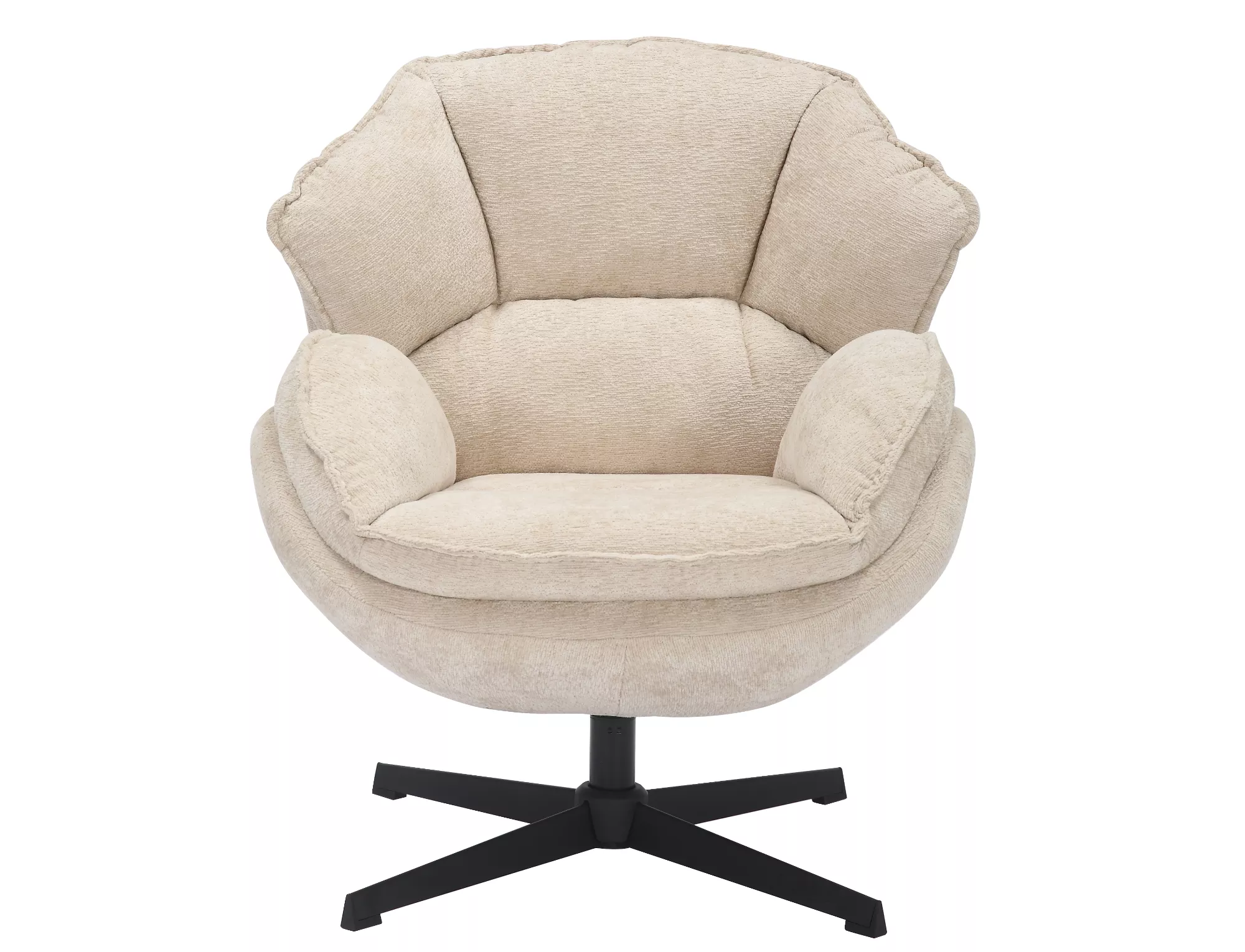 Kreslo Betty,  béžová / čierna