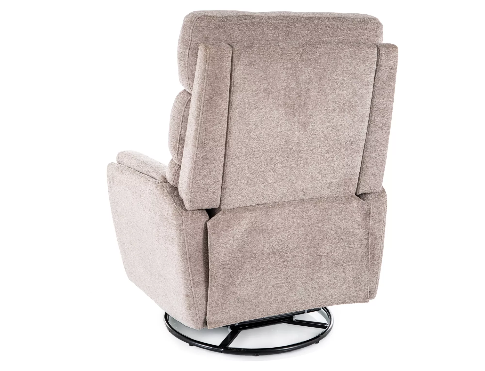 Rozkladacie kreslo Argos Raven,  tmavobéžová / čierna