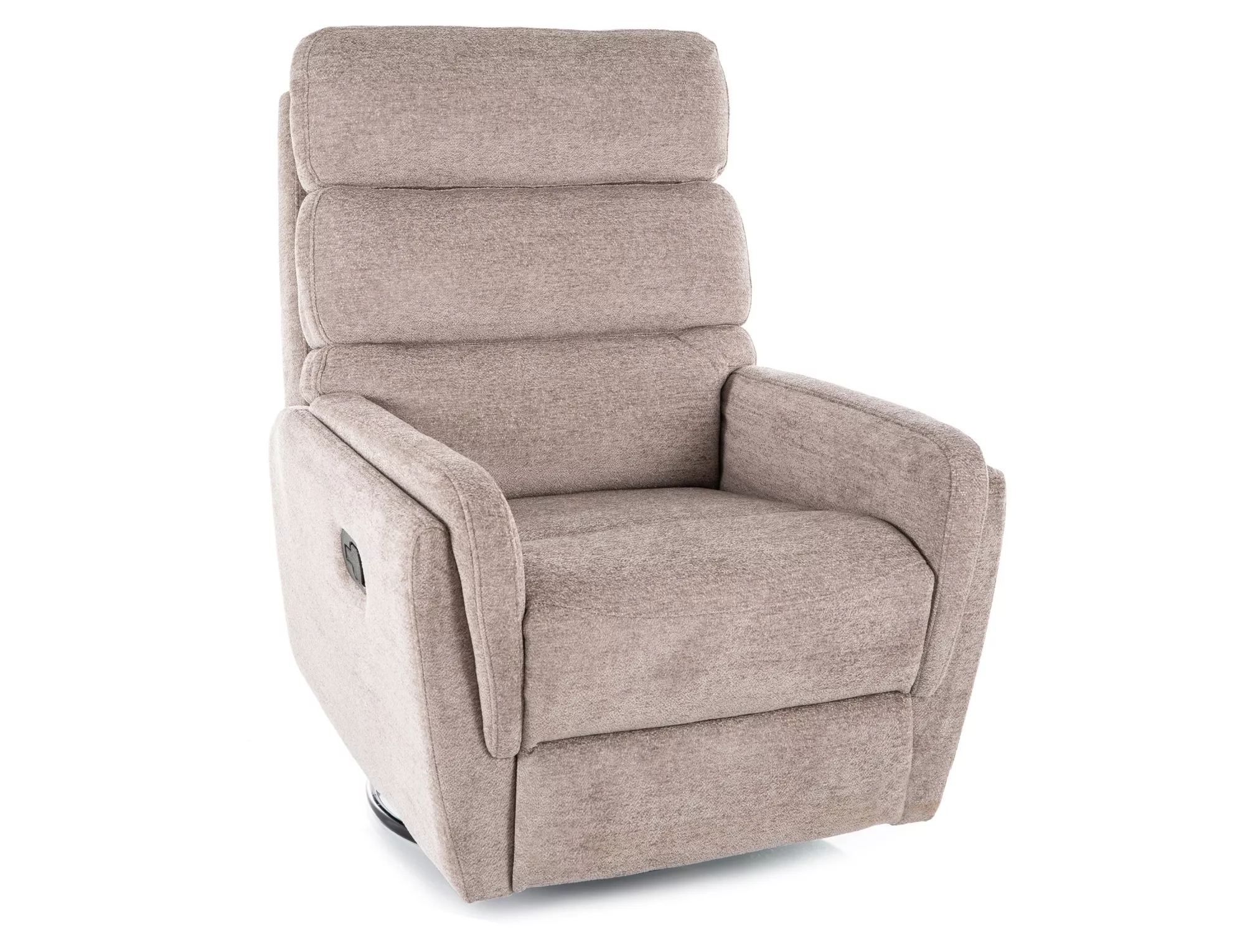 Rozkladacie kreslo Argos Raven,  tmavobéžová / čierna