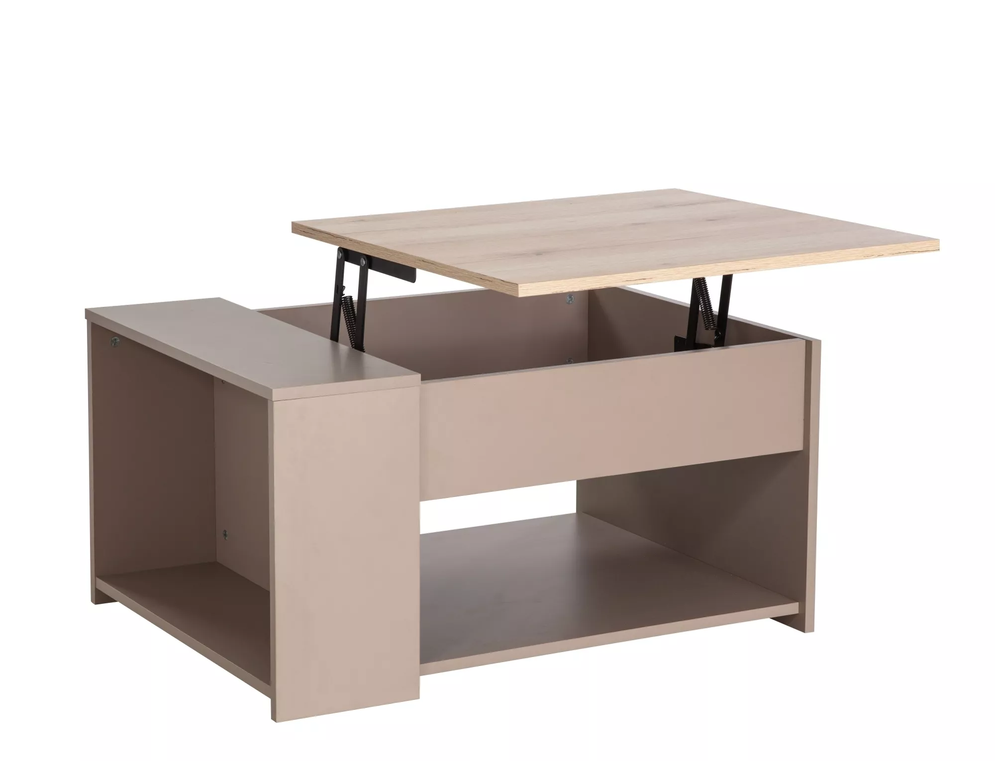 Konferenčný stolík Drop,  alpský dub / béžová