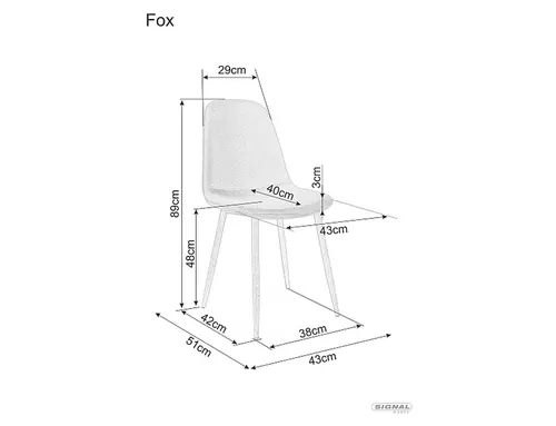 Krzesło Fox 1