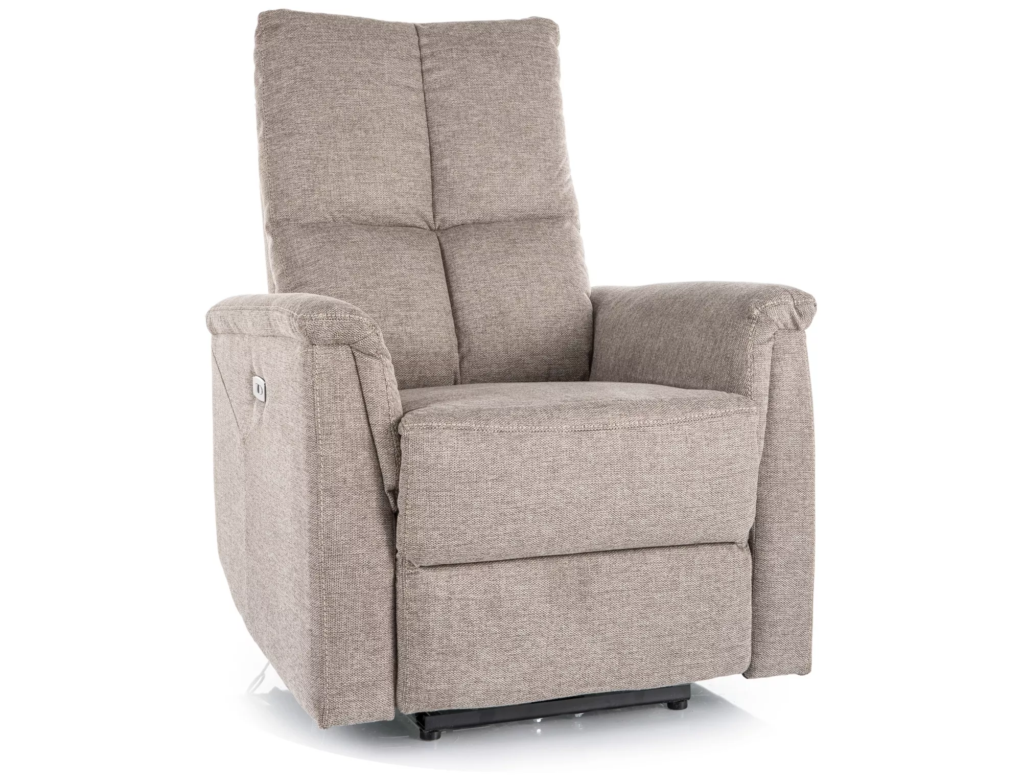 Rozkladacie kreslo Neptun Brego,  béžová / čierna