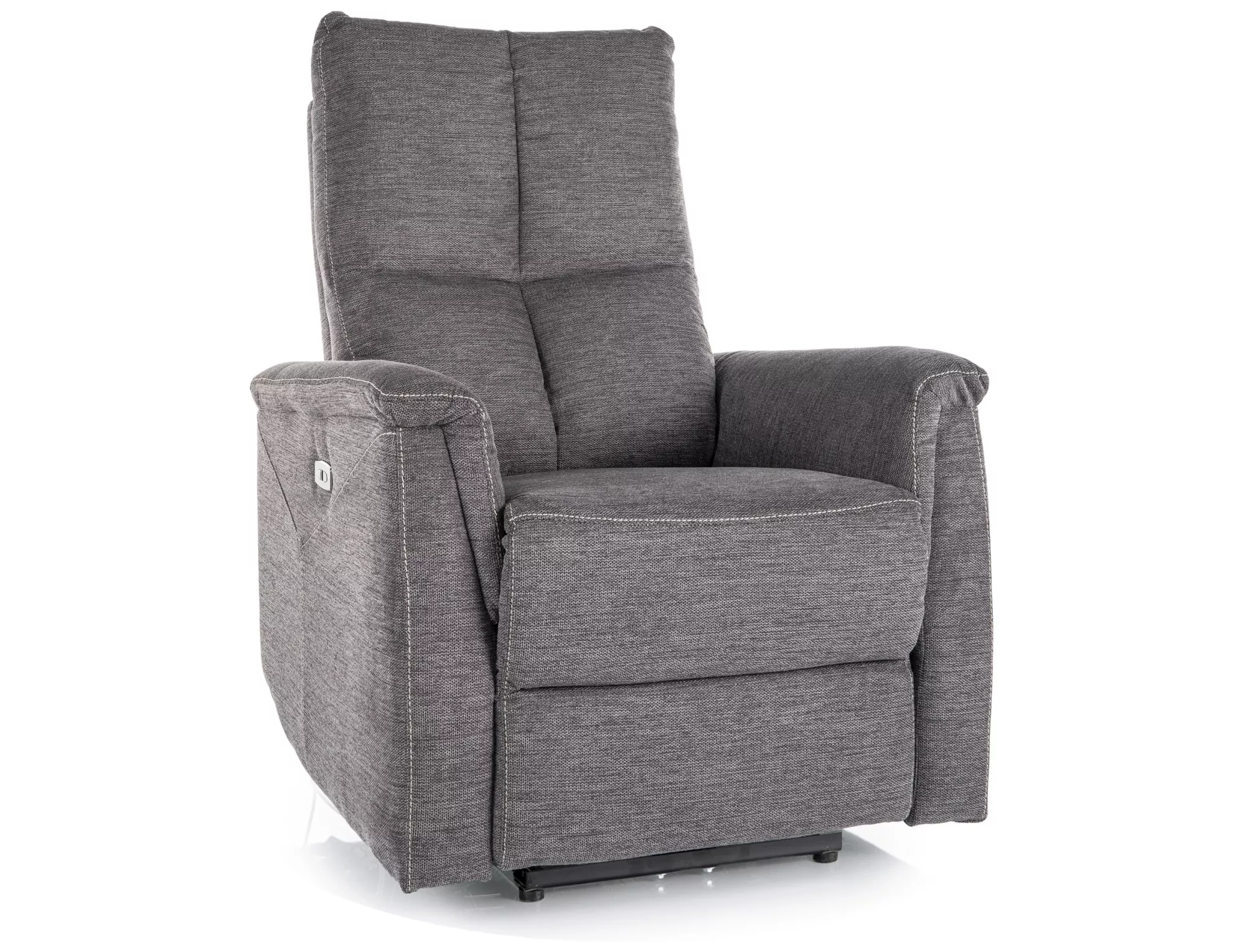 Rozkladacie kreslo Neptun Brego,  tmavosivá / čierna