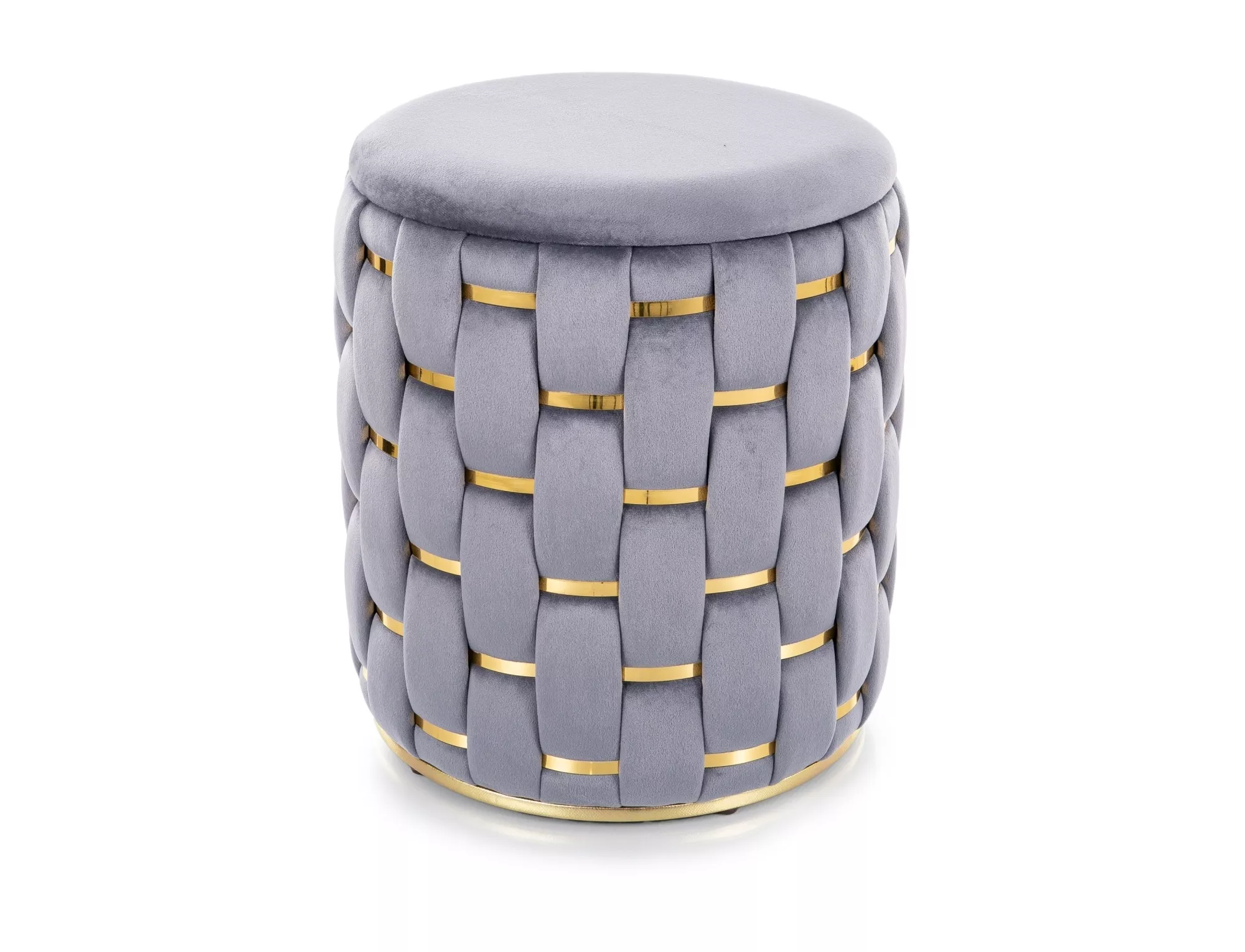 Taburetka Tiara Velvet,  sivá,