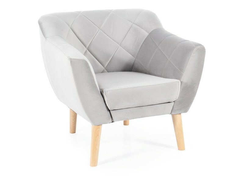 Fotel Karo 1 Velvet buk 1