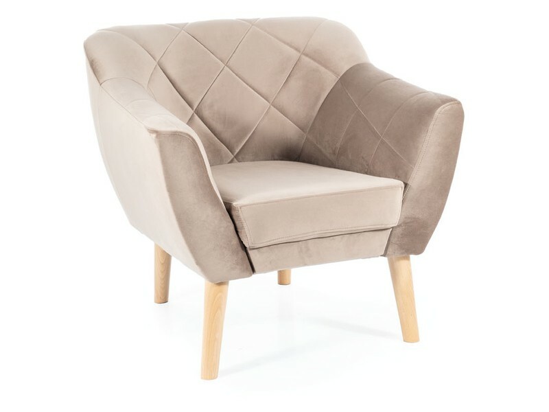 Fotel Karo 1 Velvet buk 1
