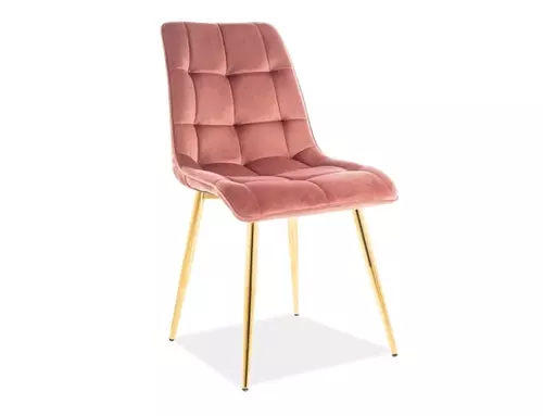 Krzesło Chic Złoty Velvet 1