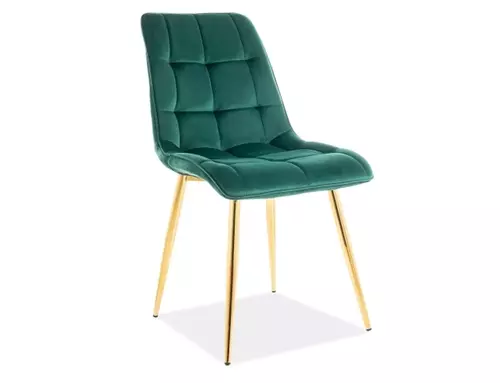 Krzesło Chic Złoty Velvet 1